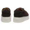Sneakers i mocka med dold kilklack