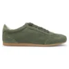 Sneakers i mocka med logodetaljer