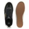 Sneakers med läderdetaljer i konstläder Sneakers med läderdetaljer i konstläder