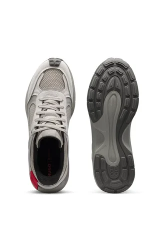 Sneakers med logotyp-spoiler i mesh och imitationsmocka
