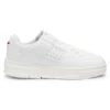 Sneakers med mesh-detaljer i konstläder