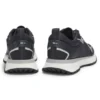 Sneakers med meshdetaljer i blandade material
