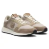Sneakers med mocka-detaljer och Double B-monogram Sneakers med mocka-detaljer och Double B-monogram