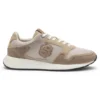 Sneakers med mocka-detaljer och Double B-monogram Sneakers med mocka-detaljer och Double B-monogram