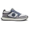 Sneakers med mocka-detaljer och Double B-monogram Sneakers med mocka-detaljer och Double B-monogram