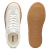 Sneakers med mocka-detaljer och låg profil
