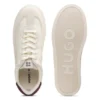 Sneakers med mocka-detaljer och låg profil