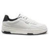 Sneakers med sicksack-sömmar i konstläder Sneakers med sicksack-sömmar i konstläder
