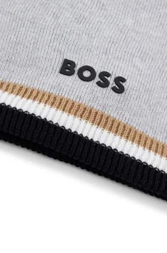 Snood för barn med logotyp och fuskpälsfoder