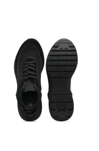 Sock-sneakers med detaljer i mocka