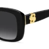 Solglasögon i svart acetat med Double B-monogram