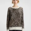 Stickad tröja med leopardmönster Stickad tröja med leopardmönster