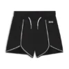 Stretchshorts för barn med logotyp och kantband