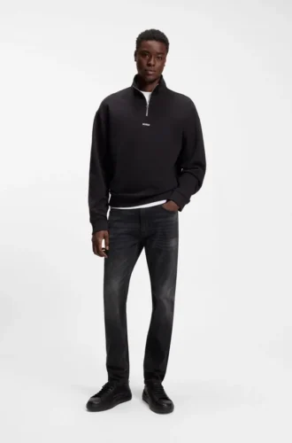 Svart-svarta jeans i extra smal passform i stretchdenim