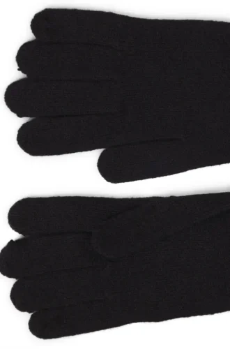 Svarta handskar för barn med logodetalj