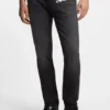 Svarta slim fit-jeans i stretchdenim