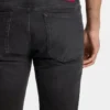 Svarta slim fit-jeans i stretchdenim