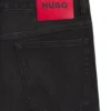 Svarta slim fit-jeans i stretchdenim