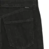Svarta slim fit-jeans i stretchdenim med marmorstruktur