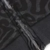 Sweatshirt för barn med leopardmönster och dragkedja bak