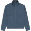 Sweatshirt i bomullsblandning med drop-needle-rand