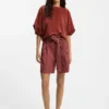 Sweatshirt med ballongärmar i oversized-passform