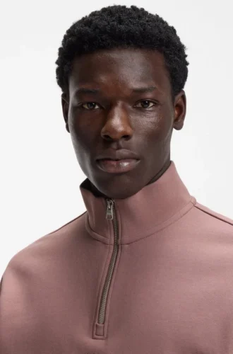 Sweatshirt med logotryck i bomullsfrotté