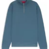 Sweatshirt med logotryck i bomullsfrotté