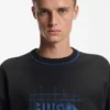 Sweatshirt med logotyp i bomullsfrotté Sweatshirt med logotyp i bomullsfrotté