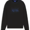 Sweatshirt med logotyp i bomullsfrotté Sweatshirt med logotyp i bomullsfrotté
