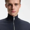 Sweatshirt med logotyp-patch i bomullsfrotté