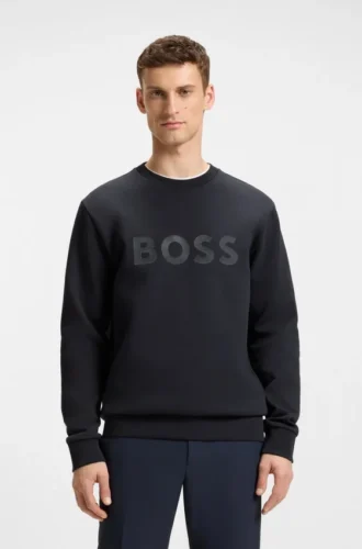 Sweatshirt med sandwich-logo i stretchbomull