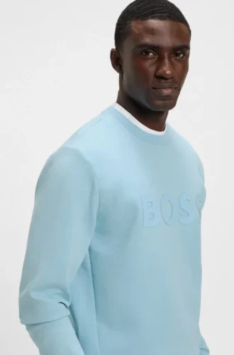 Sweatshirt med sandwich-logo i stretchbomull