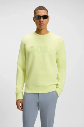 Sweatshirt med sandwich-logotyp i stretchbomull
