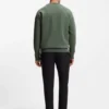 Sweatshirt med sandwich-logotyp i stretchbomull Sweatshirt med sandwich-logotyp i stretchbomull