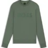Sweatshirt med sandwich-logotyp i stretchbomull Sweatshirt med sandwich-logotyp i stretchbomull