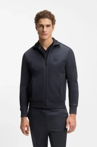 Sweatshirt med vapensköldslogotyp i avslappnad passform