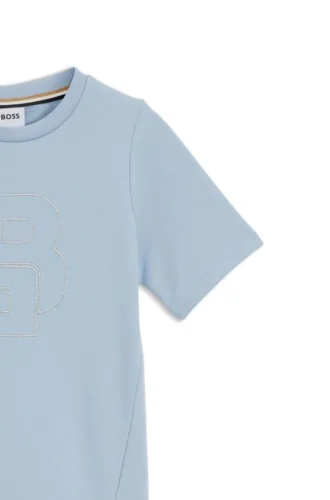 Sweatshirtklänning för barn med broderat Double B-monogram
