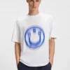 T-shirt för alla kön med suddat logo