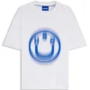 T-shirt för alla kön med suddat logo