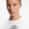 T-shirt i bomull med broderat logo