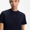 T-shirt i bomull med broderat logo