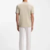 T-shirt i bomullsblandning med bubbeljacquardstruktur T-shirt i bomullsblandning med bubbeljacquardstruktur