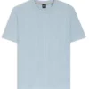 T-shirt i bomullsblandning med våffelstruktur