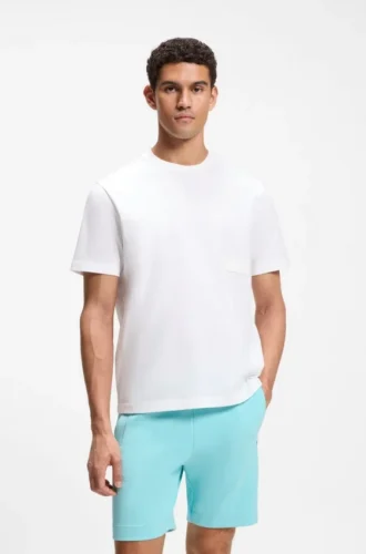 T-shirt i bomullsjersey med avslappnad passform