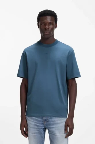T-shirt i bomullsjersey med avslappnad passform och logotryck