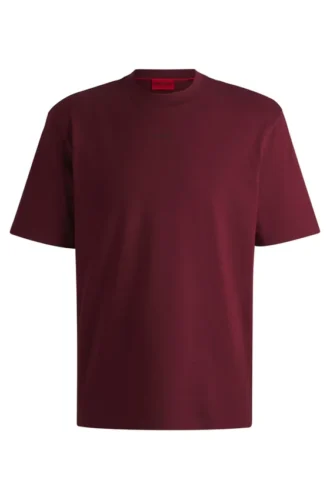 T-shirt i bomullsjersey med avslappnad passform och logotryck