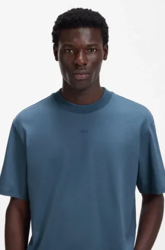 T-shirt i bomullsjersey med avslappnad passform och logotryck