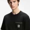 T-shirt i bomullsjersey med broderad logotyp