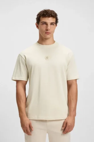 T-shirt i bomullsjersey med Double B-monogram